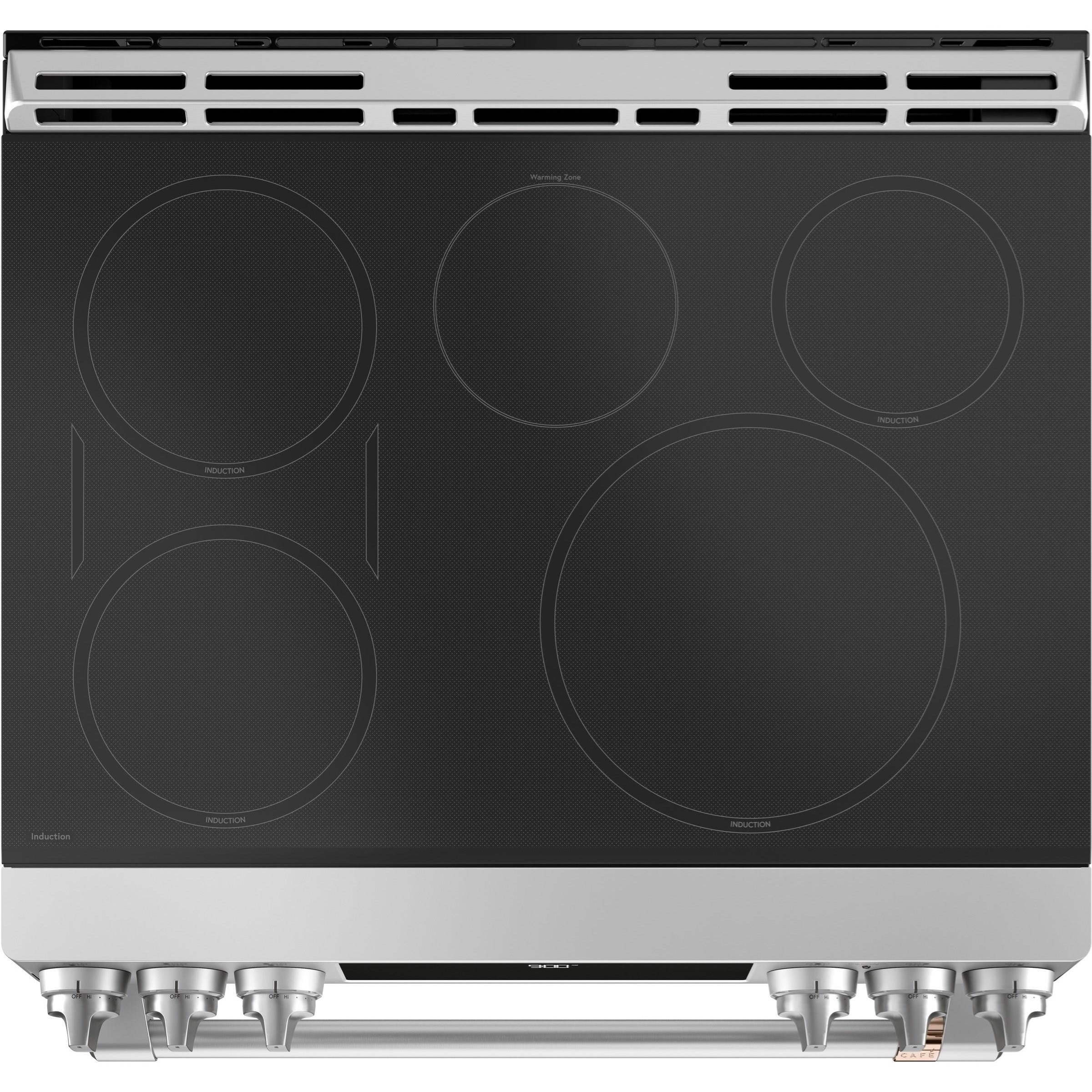 GE Appliances CHS900P2MS1 Cafe´™ 30" Smart SlideIn, FrontControl